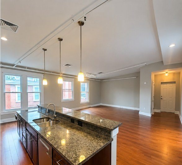 Open-Concept Loft after painting
