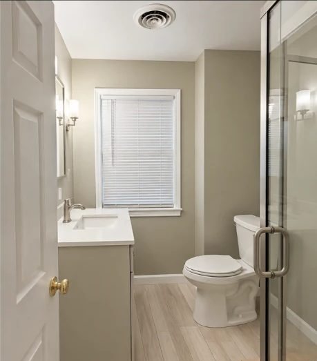 Hall Bath after painting