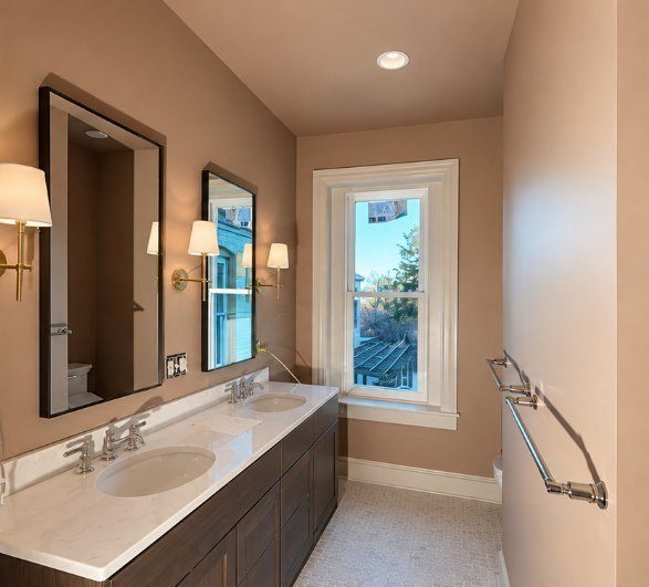 Powder Bath after painting