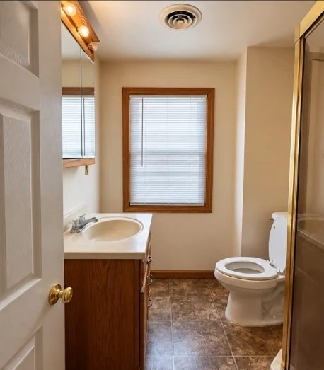 Hall Bath before painting