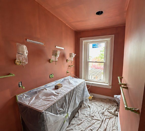 Powder Bath before painting